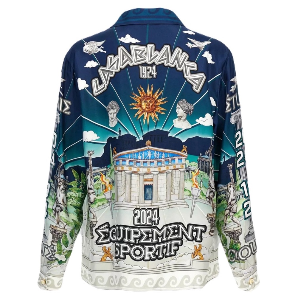 Casablanca Equipement Sportif Cuban Silk Shirt